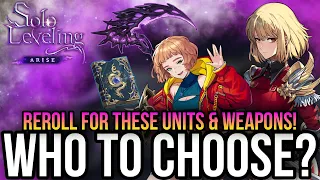 Solo Leveling Arise - Reroll For These Units & Weapons *GLOBAL LAUNCH*