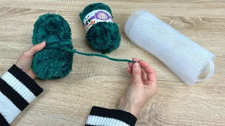 A Very Profitable Idea | Make and Sell with Plastic Canvas and Only Half Yarn