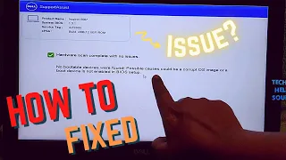 How To Fix Dell Laptop No Bootable Devices Were Found! Possible Causes Could Be a Corrupt OS Image