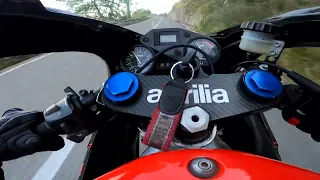 Aprilia RS 125-Fast ride Onboard | Gopro Hero 9 | 2 strokes Sound
