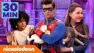 Henry Danger & Danger Force | 30 minuten lang ontmoetingen met wilde dieren | Nickelodeon Nederlands