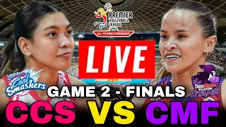 CREAMLINE VS CHOCO MUCHO 🔴LIVE NOW FINALS - GAME 2 | AFC-2024 #creamline #live #ccs