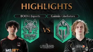 WINNER TO PLAYOFFS! Gaimin Gladiators vs BOOM Esports - HIGHLIGHTS - PGL Wallachia S1 l DOTA2