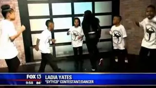 Ladia Yates New Dance team performing on fox 13 news