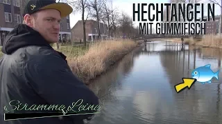 HECHTANGELN - Mit GUMMIFISCH auf HECHT im Winter