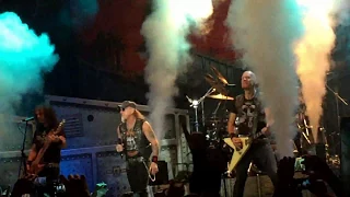 Accept -Open act + Die by the Sword . Live in Moscow. Russia 24.02.2018. The Rise of Chaos tour