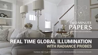 Real-Time Global Illumination With Radiance Probes | Two Minute Papers #200