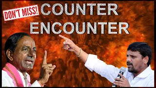 Teenmar Mallanna COUNTER ENCOUNTER | Vasalamarri Village - QNewsHD