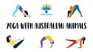 Easy Yoga Poses for Strength and Flexibility | Fun Facts about Australian Animals | Yoga Guppy