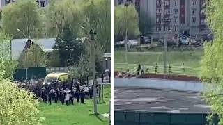 Russia school shooting: Children evacuated from buildings in Kazan