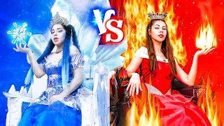 Chaud VS Froid / Princesse De Feu VS Princesse De Glace