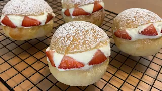 Maritozzi Recipe | Italian Sweet Buns