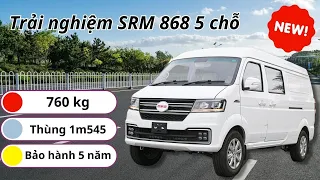 Trải nghiệm xe Van SRM 868 5 chỗ | Xe van srm 868 V5 có gì mới?