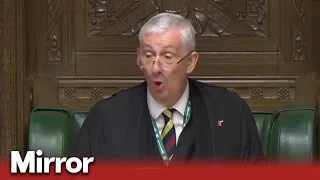 Commons Speaker Sir Lindsay Hoyle pays tribute to Boris Johnson at last PMQs