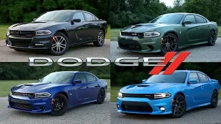 2019 Dodge Charger Lineup: R/T | R/T Scat Pack | SRT Hellcat | GT | SXT