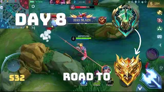 (S32) ROAD TO MYTHICAL GLORY DAY 8 | Nana VS Xavier [Mobile Legends Gameplay]