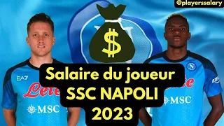 Salaire du joueur SSC NAPOLI 2023.