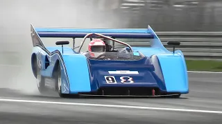 McLaren Can-Am Cars in action: M1B, M8C and M8F Roaring at the Nürburgring!