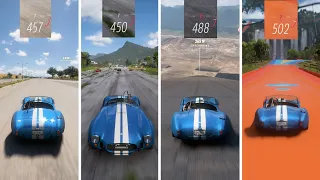 1965 Shelby Cobra 427 S/C || Rare Classic || Top Speed Compilation || Stock Vs Tuned Vs Nitrous ||