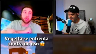 Staxx Reacciona a "Vegetta se Enfrenta a un oso"...😱🤣