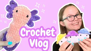 Crochet Vlog | Market Prepping, Packing Orders, Stocking a Local Shop, and Trying New Patterns!