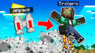 CREAMOS JETPACKS para VOLAR en MINECRAFT! 🚀😱 MINECRAFT ALEATORIO