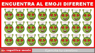 Prueba QUÉ TAN BUENOS SON TUS OJOS para ENCONTRAR EL EMOJI DIFERENTE #7