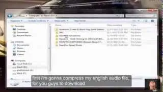 Assassins creed 4 black flag : Download English audio/sound  file