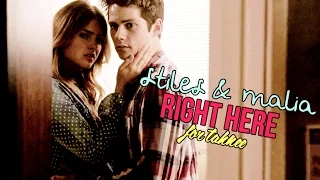 stiles + malia | right here