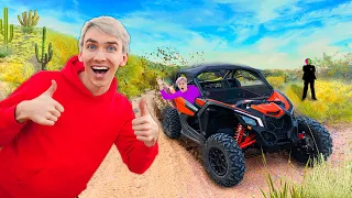 SEARCHING for SECRET AGENT CODE to STOP MYSTEY NEIGHBOR in OFF-ROAD SPY MACHINE!!!