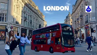 London Walk 🇬🇧 Regent Street, Piccadilly Circus to Leicester Square | Central London Walking Tour