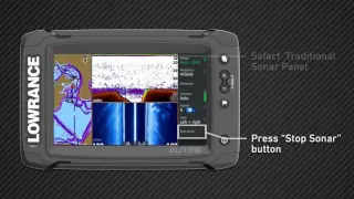 Lowrance Elite Ti Switching Sonar Modes