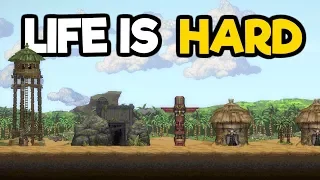 Life is Hard Gameplay 2018 - Colony Building Sim Meets Crafting God Game