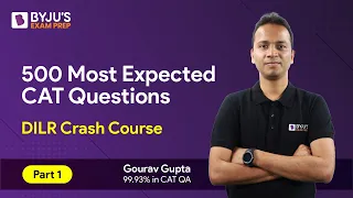 CAT 2023 Preparation | 500 Most Expected CAT DILR Questions | CAT DILR | Part 1 #catexam #cat2023