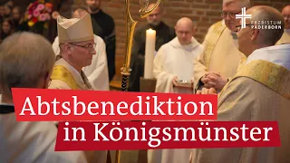 Abtsbenediktion in der Abtei Königsmünster: Ein besonderer Tag für Abt Cosmas