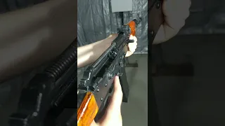 Страйкбольный ГББ АК без крышки ствольной коробки / AK GBBR without receiver cover #shorts