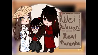 Past mzds React to Wei Wuxian real parents//AU//bag eng//read descrip//