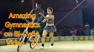 Gymnastics on Bi-cycle//circus// Video 11