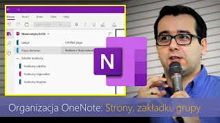 Jak ZORGANIZOWANY jest notes OneNote? [Microsoft OneNote - Podstawy]