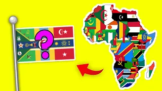 All African Countries in One Flag | Flag Animation