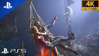 (PS5) Uncharted 4 - "NO ESCAPE" Epic Fight Scene | Ultra High Graphics GAMEPLAY [4K 60FPS] Part 23