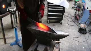 Forging a Celtic Falcata sword, part 1.