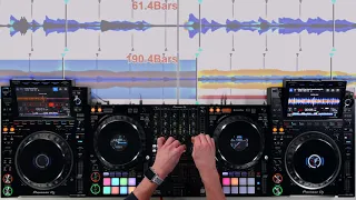 Pioneer CDJ-3000's & DDJ-1000 - 4 DECK MIX! (Transition & Mixing Ideas)