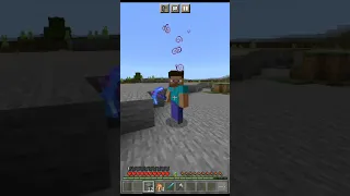 Minecraft: Herobrine is so kind🤗😊-Hell is comin with me #shorts #viralshorts #5