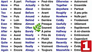 les 100 adverbes les plus utilisés en anglais avec des exemples | partie 1| most used adverbs 🌿