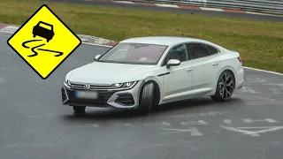 Nurburgring SLIPPERY Moments, Battles, Highlights Touristenfahrten Nordschleife