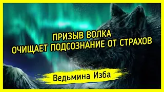 ПРИЗЫВ ВОЛКА. ОЧИЩАЕТ ПОДСОЗНАНИЕ ОТ СТРАХОВ. ВЕДЬМИНА ИЗБА ▶️ МАГИЯ