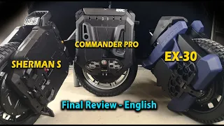 V13, EX30, Sherman S, Commander PRO - Final (English version)