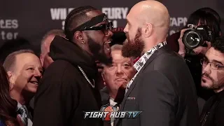 DEONTAY WILDER VS TYSON FURY - THE FULL FINAL PRESS CONFERENCE & NEAR BRAWL