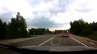 Лобовое столкновение в Ангарске head on collision ДТП! Авария! Видеорегистратор